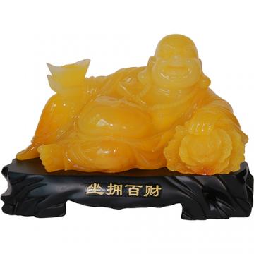Phật Di lặc vàng 23cm